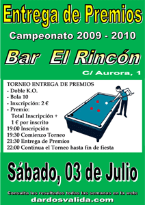 Entrega Trofeos 2010